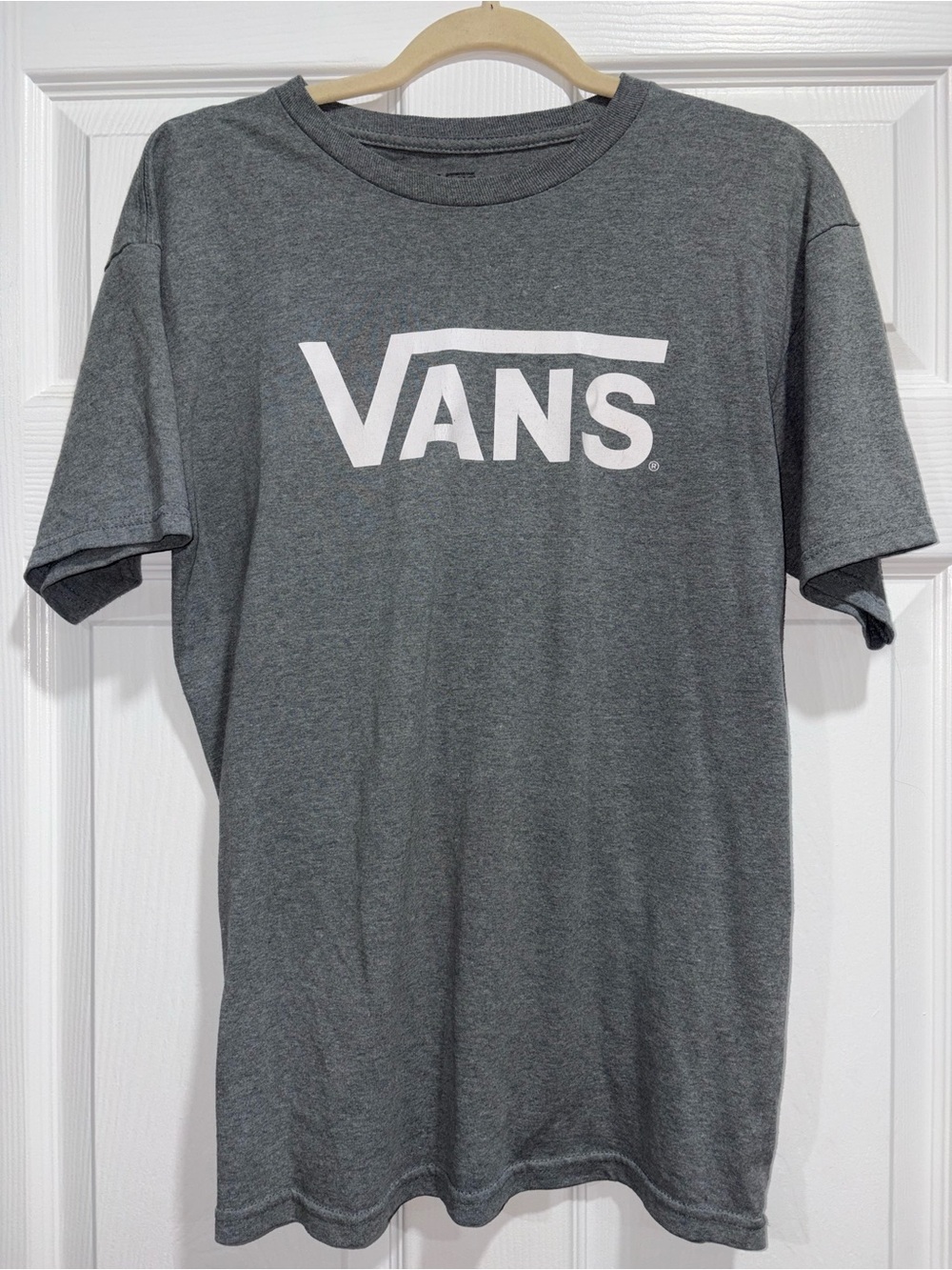 Vans Gray Short Sleeve Logo Tee